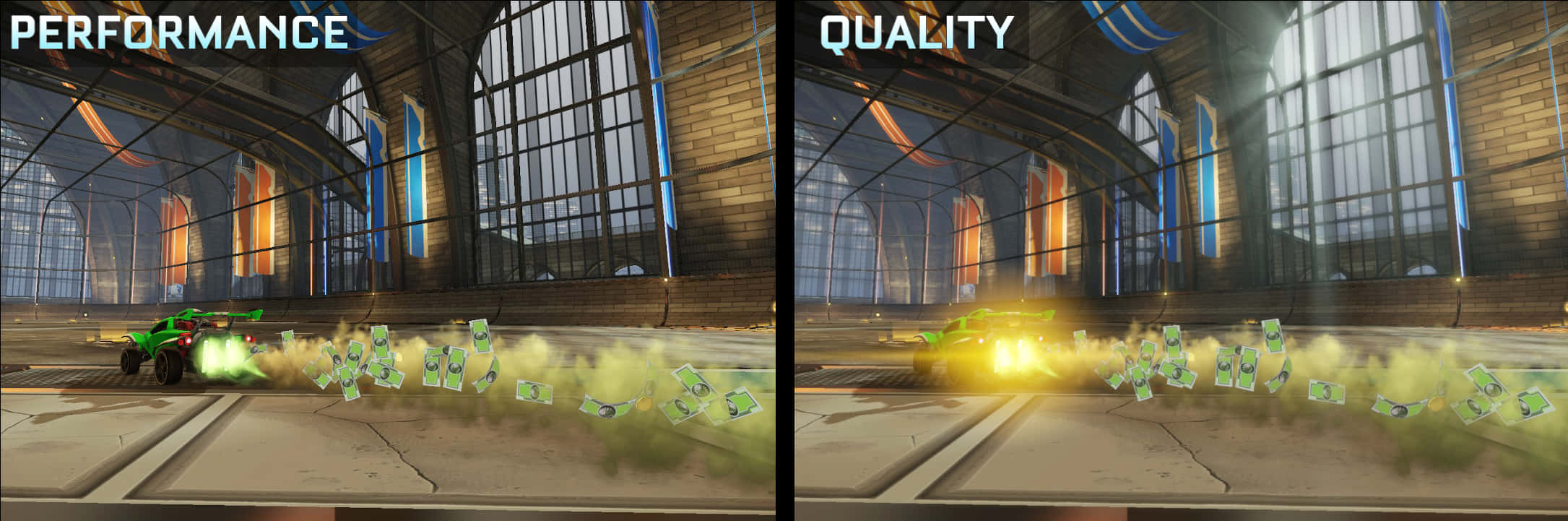 Rocket League Performancevs Quality