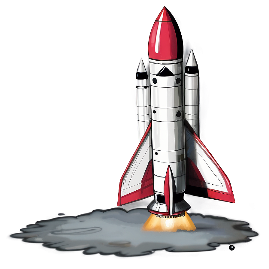 Rocket Sketch Png 04292024