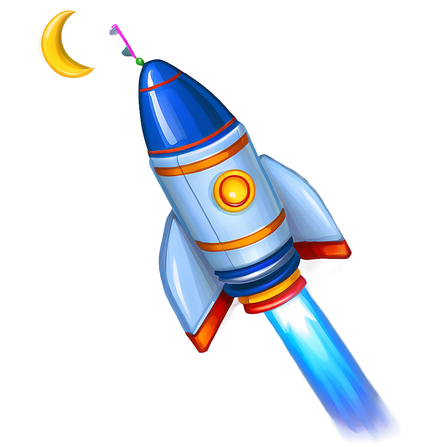 Rocketship At Night Png Bfj19