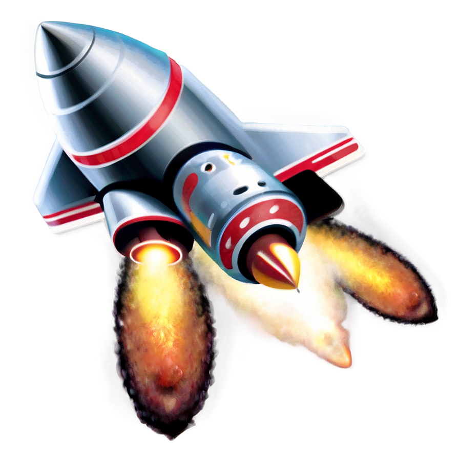 Rocketship In Space Png Rkp