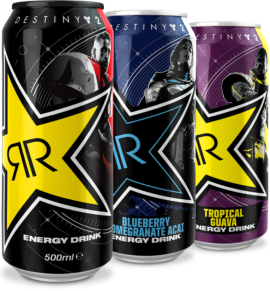 Rockstar Destiny2 Energy Drink Cans