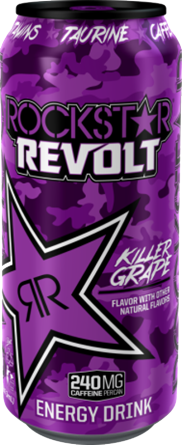 Rockstar Energy Drink Killer Grape Can