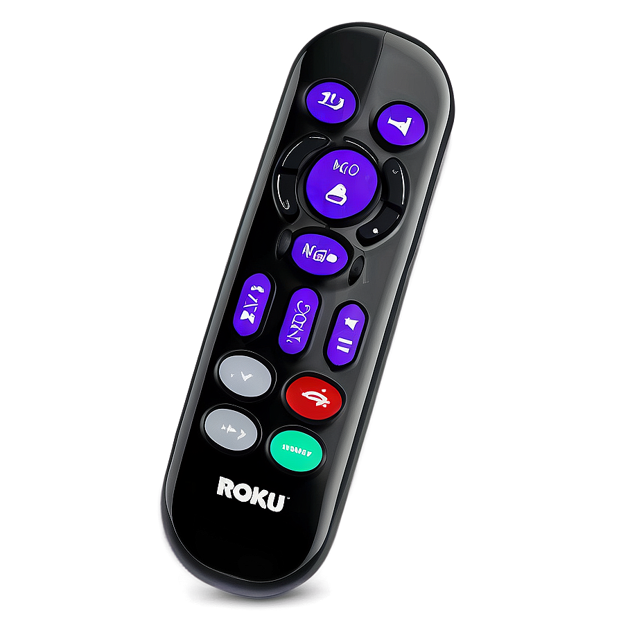 Roku Remote With Netflix Button Png 06282024