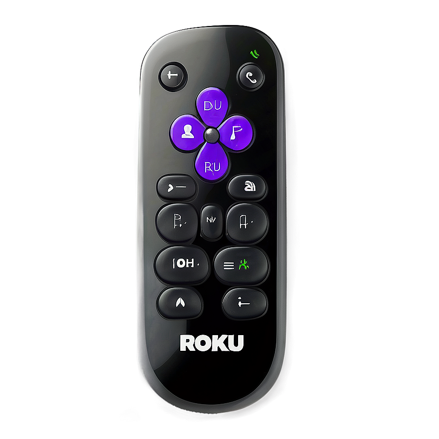 Roku Remote With Vudu Button Png 33