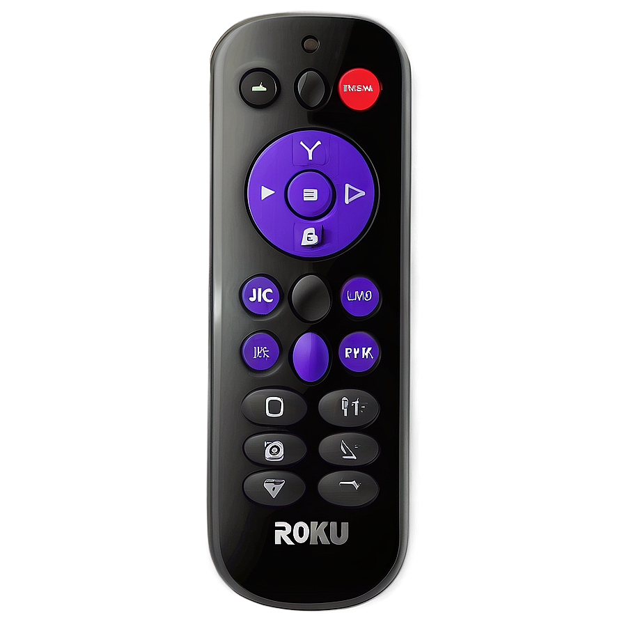 Roku Remote With Youtube Button Png 43