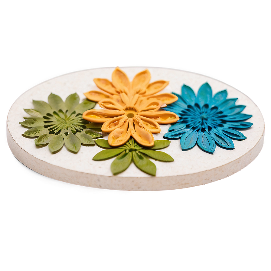 Rolled Flower Coasters Diy Png 06282024