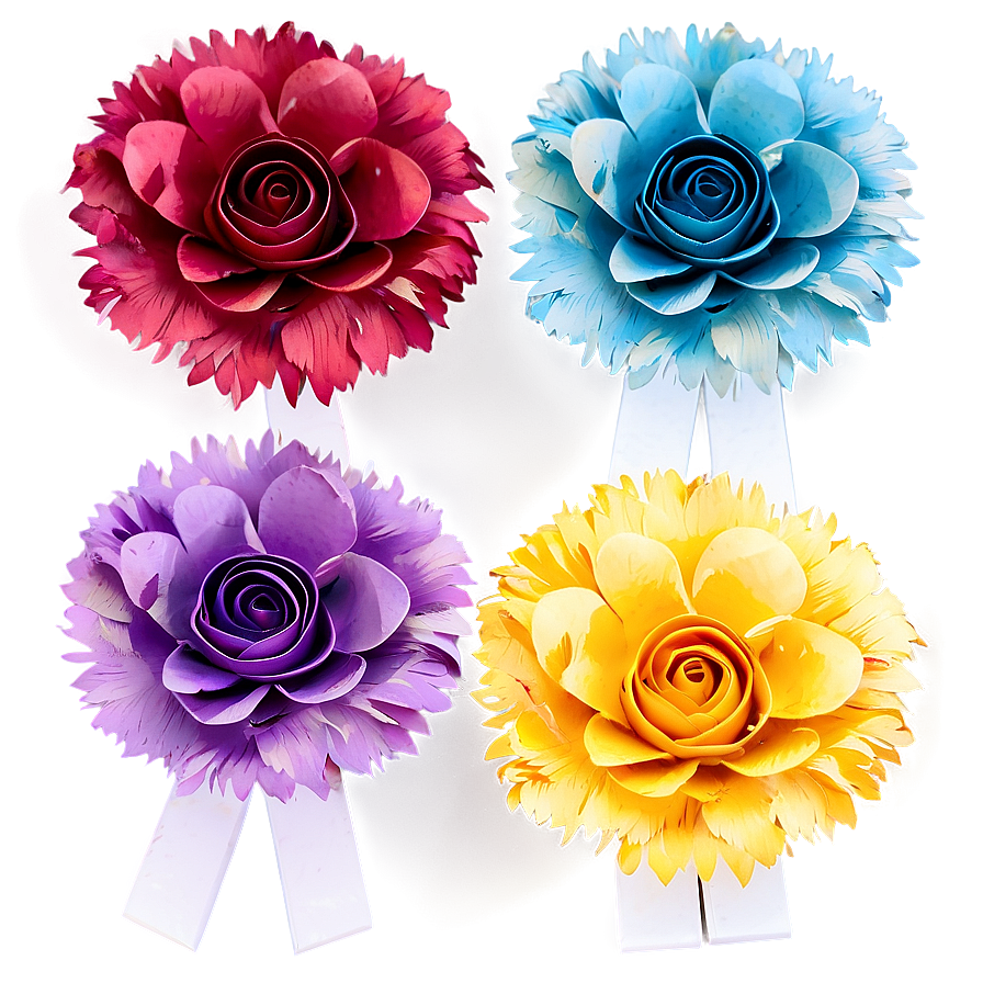 Rolled Flower Window Display Png Bei