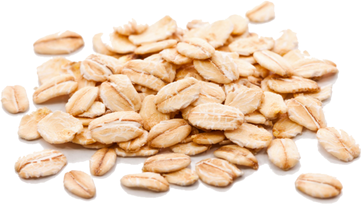 Rolled Oats Heap Transparent Background