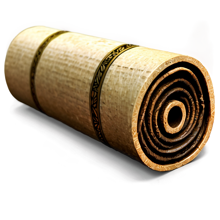 Rolled Papyrus Scroll Png 06262024