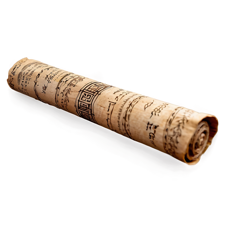 Rolled Papyrus Scroll Png Rik48