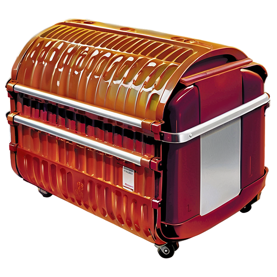 Rolling Bin Orange Png 97