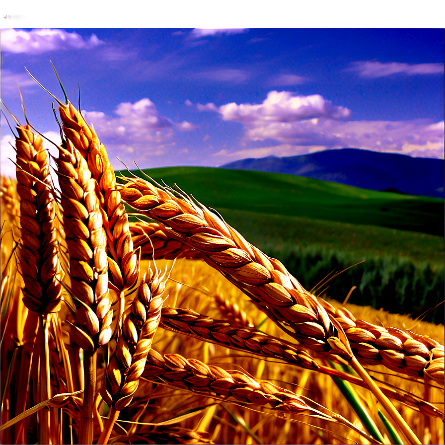 Rolling Hills Wheat Field Png Nsi73