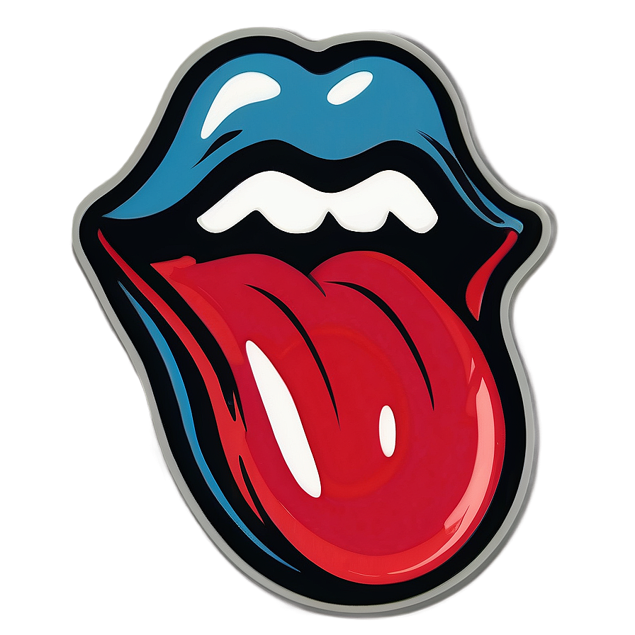 Rolling Stones Tongue Emblem Png 36