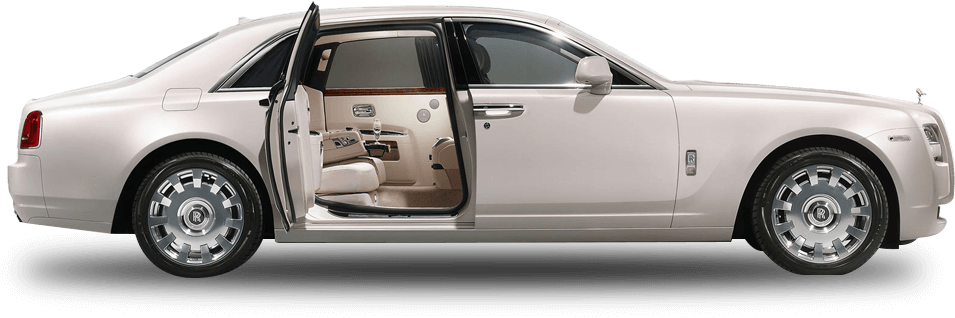 Rolls Royce Phantom Side Viewwith Open Door