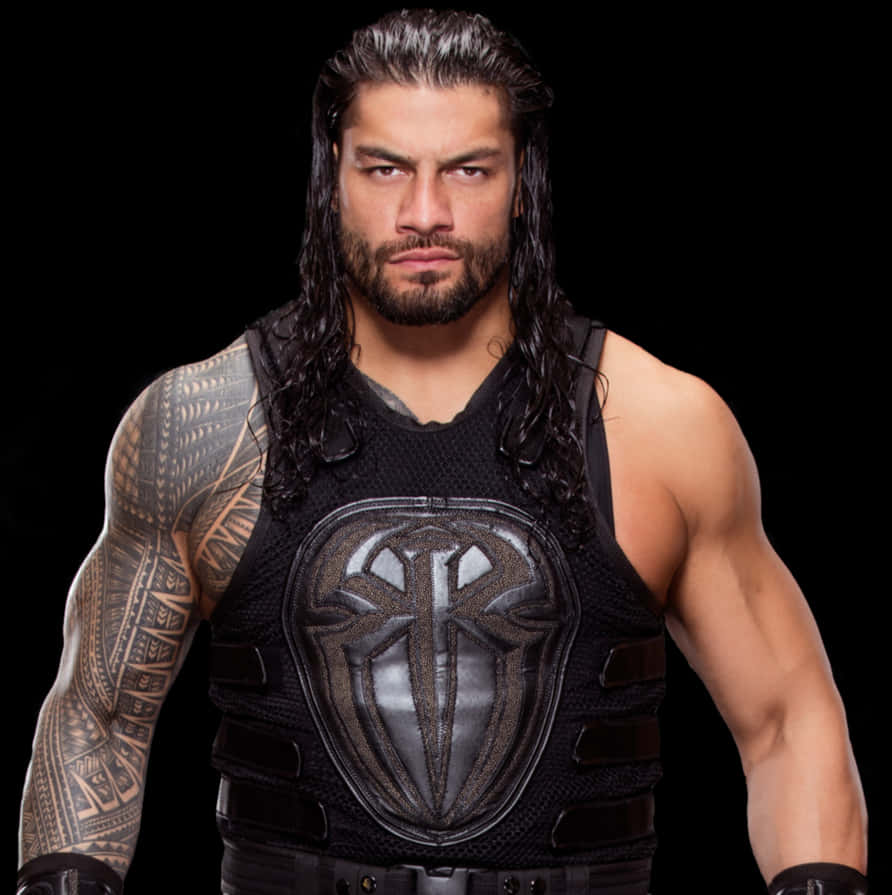 Roman Reigns Wrestler Portrait