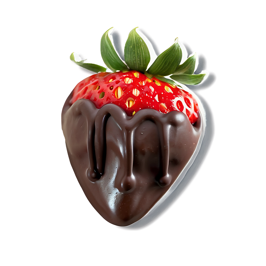 Romantic Chocolate Covered Strawberry Png 06272024