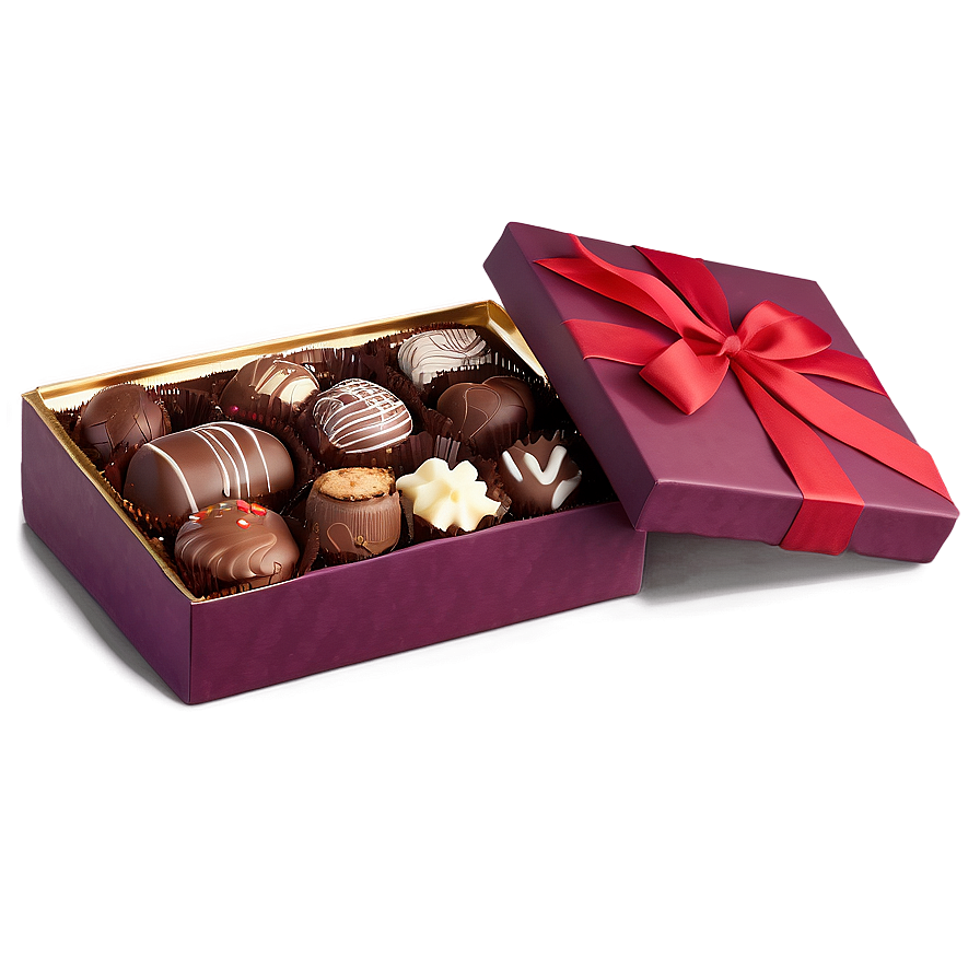 Romantic Chocolate Gift Box Png 53