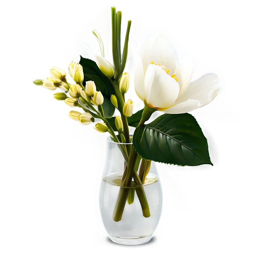 Romantic Flowers In Vase Png Spo