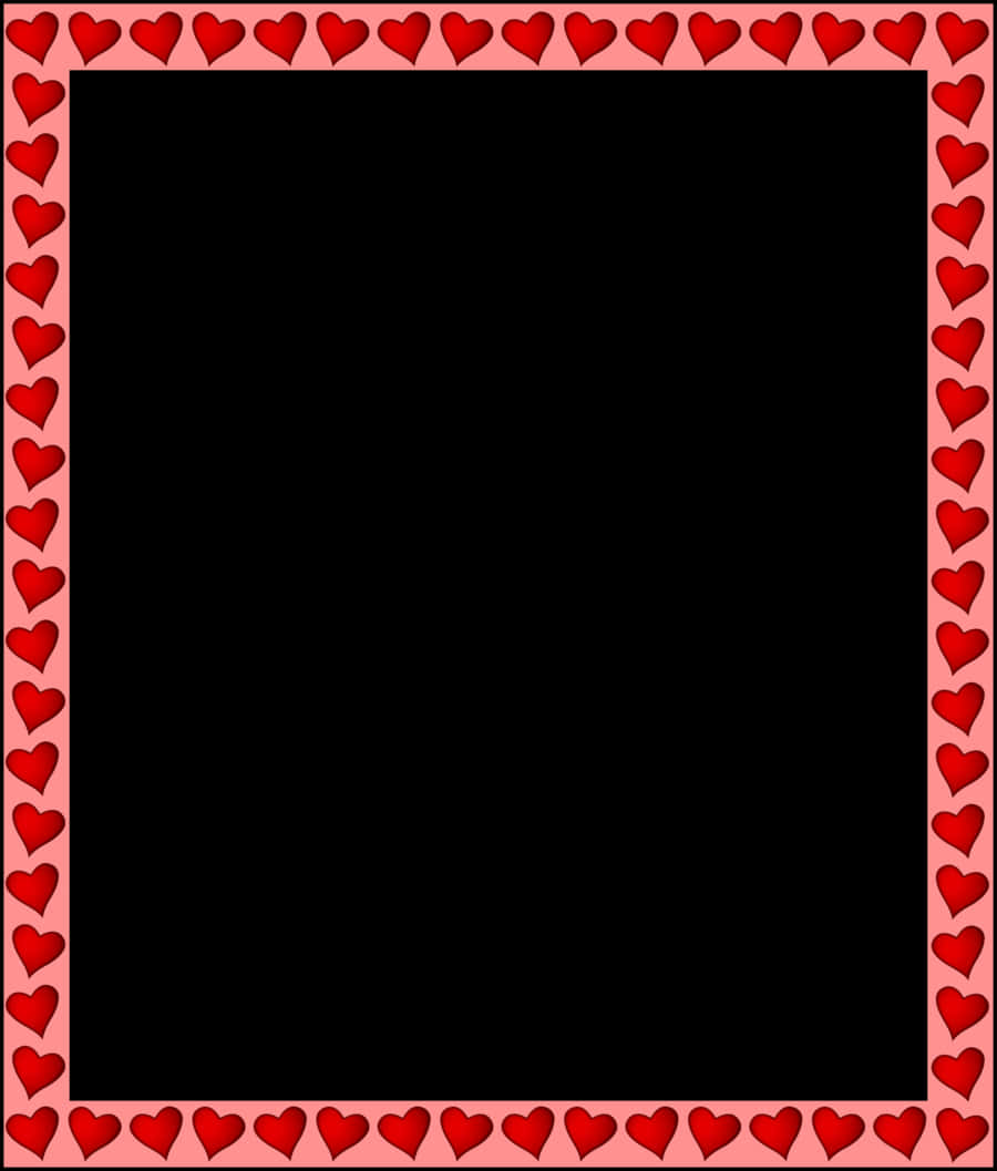 Romantic Heart Border Frame