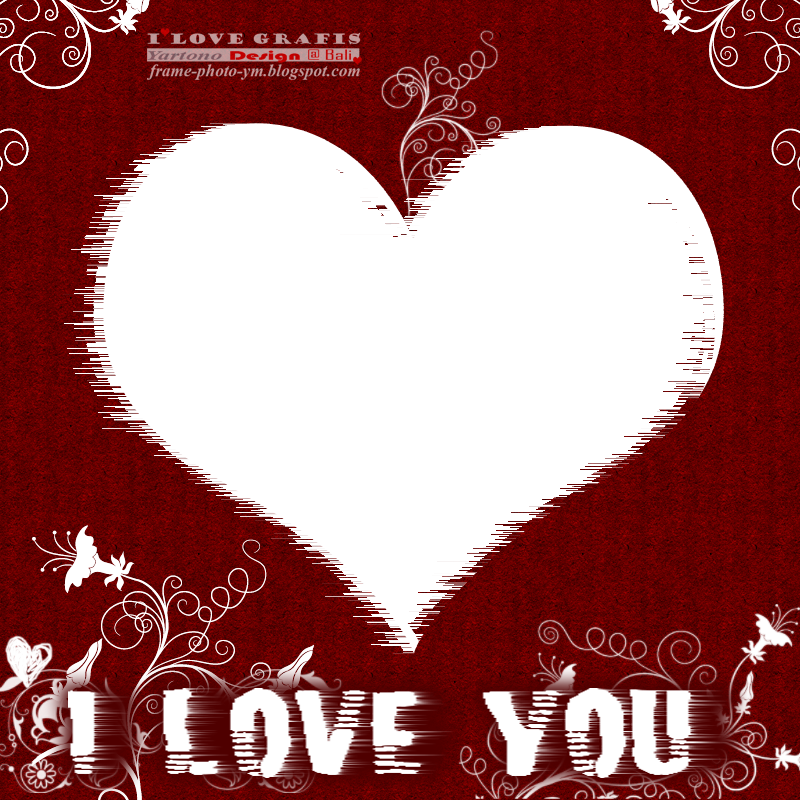 Romantic Heart Love Frame