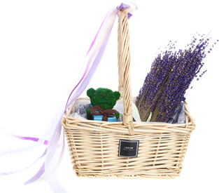 Romantic Lavender Gift Basket