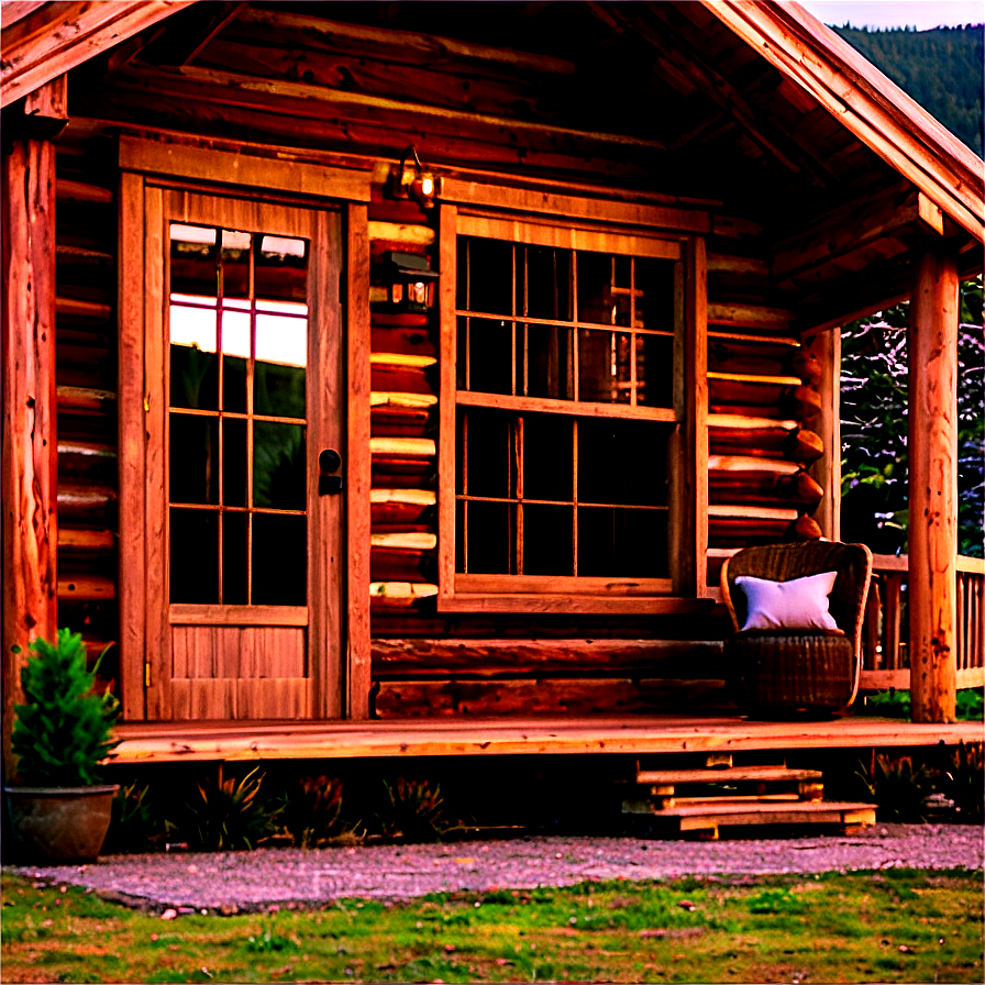 Romantic Log Cabin Getaway Png Suw