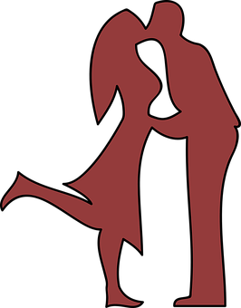 Romantic Silhouette Couple