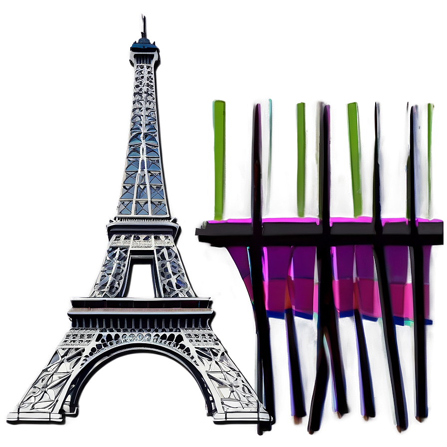 Romantic Torre Eiffel Scene Png Inj