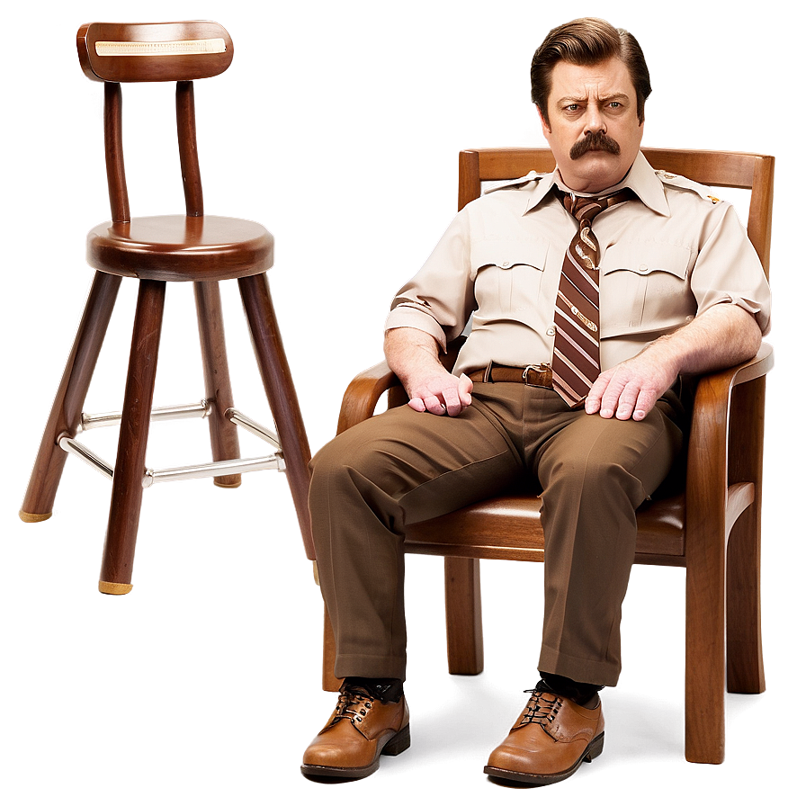 Ron Swanson Chair Png 35