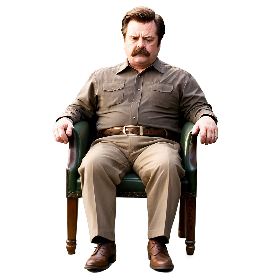 Ron Swanson Chair Png Aeu97