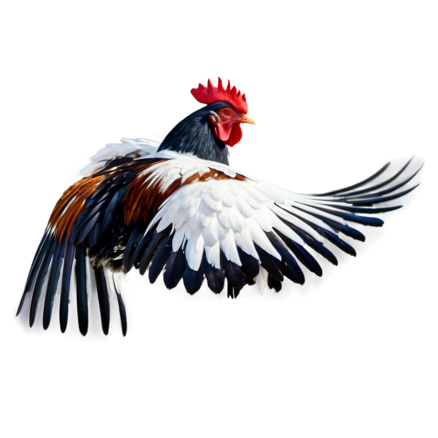 Rooster In Flight Png Lmi