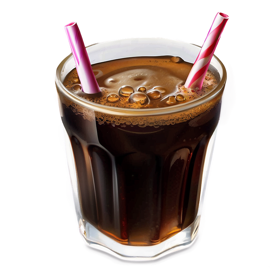 Root Beer With Straw Png 66