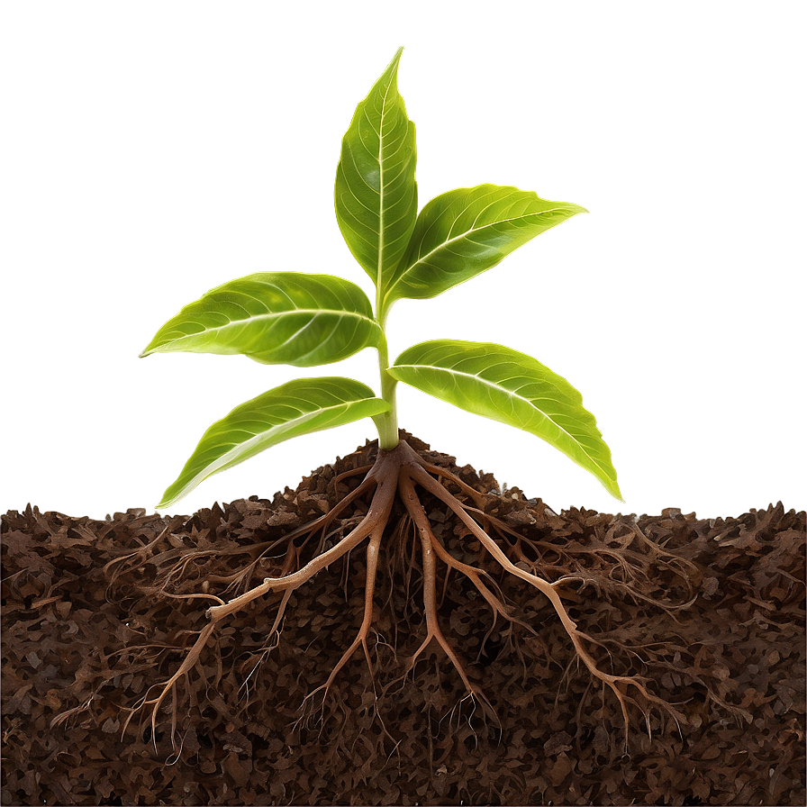 Root In Soil Layer Png Mlh