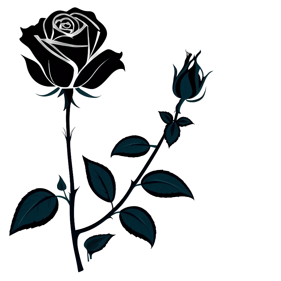 Rose Black And White Wallpaper Design Png Xkc