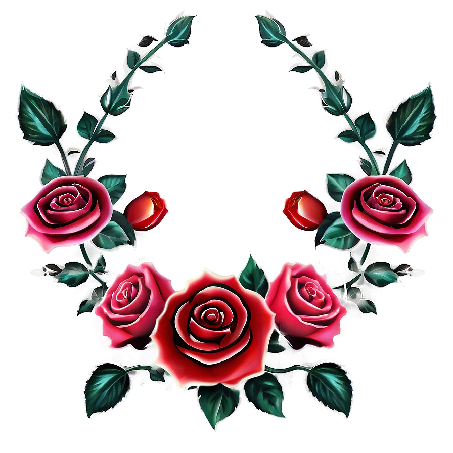 Rose Border Png 16