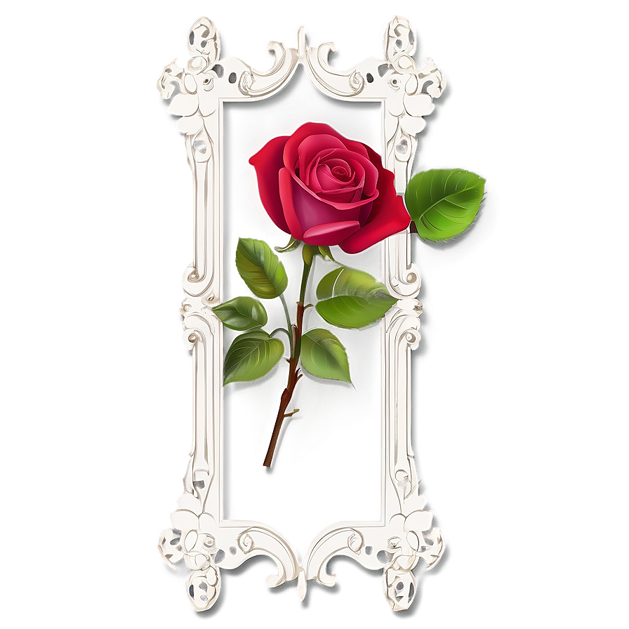 Rose Frame Clipart Png Rbw42