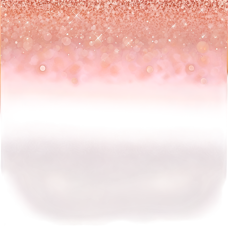 Rose Gold Glitter Gradient Png 25