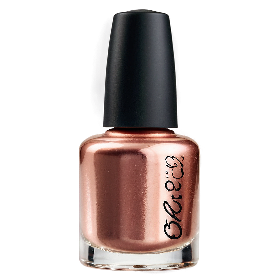 Rose Gold Nail Polish Png 05252024