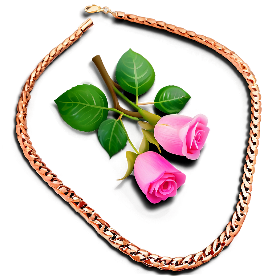 Rose Gold Necklace Png Dnx