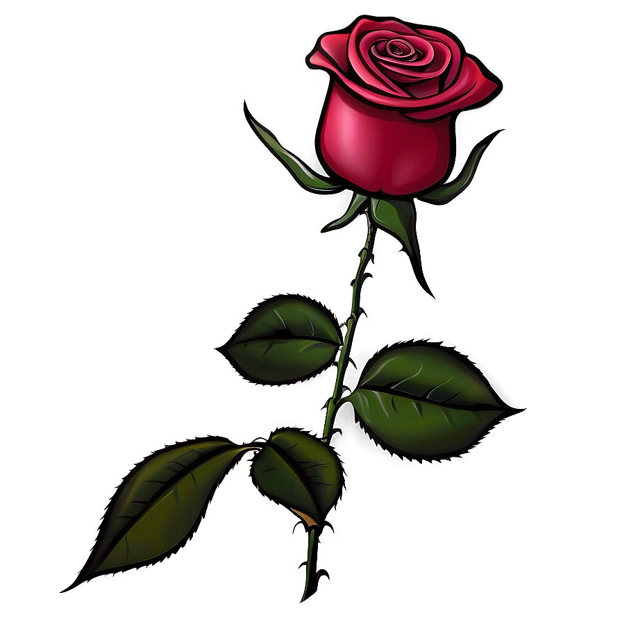 Rose Illustration Png 56