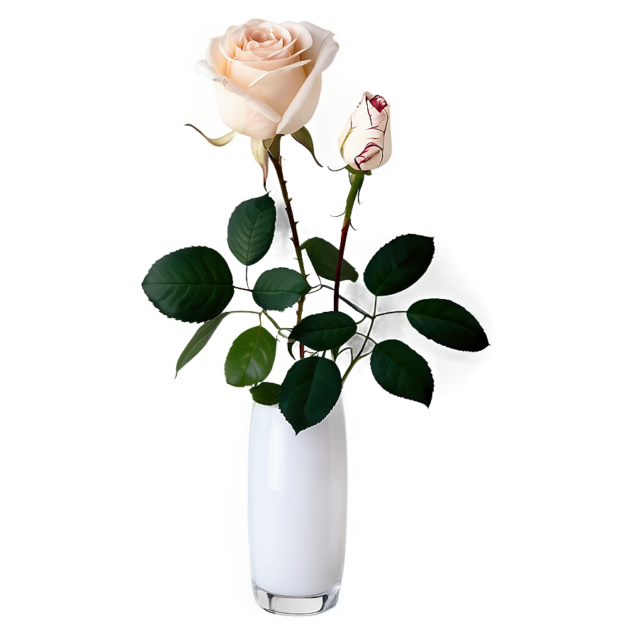 Rose In Vase Png Umq