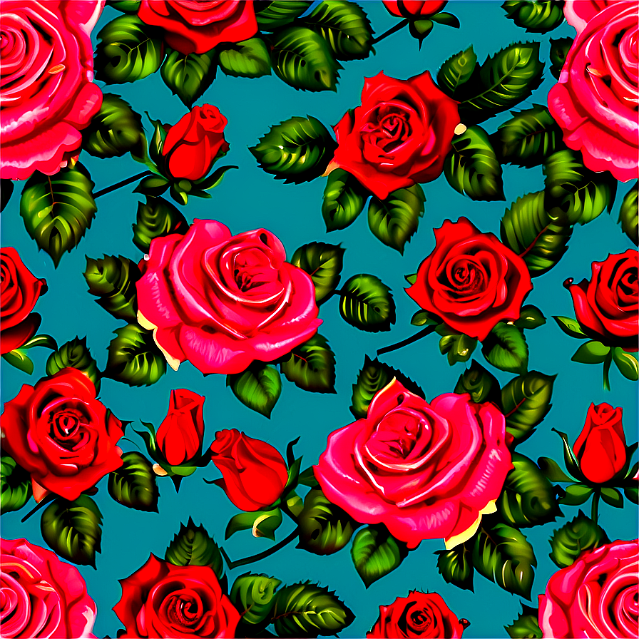 Rose Pattern Clipart Png 06272024