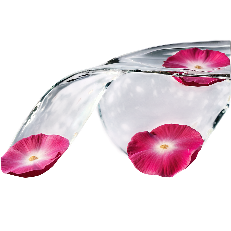 Rose Petals In Water Png Mwf31