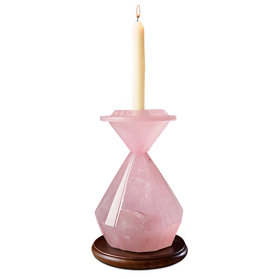 Rose Quartz Candle Holder Png Xoi55