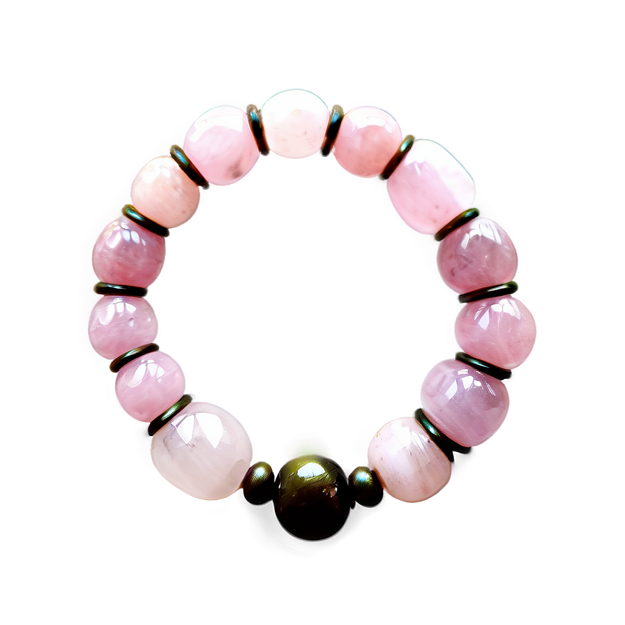 Rose Quartz Healing Bracelet Png Kqp18