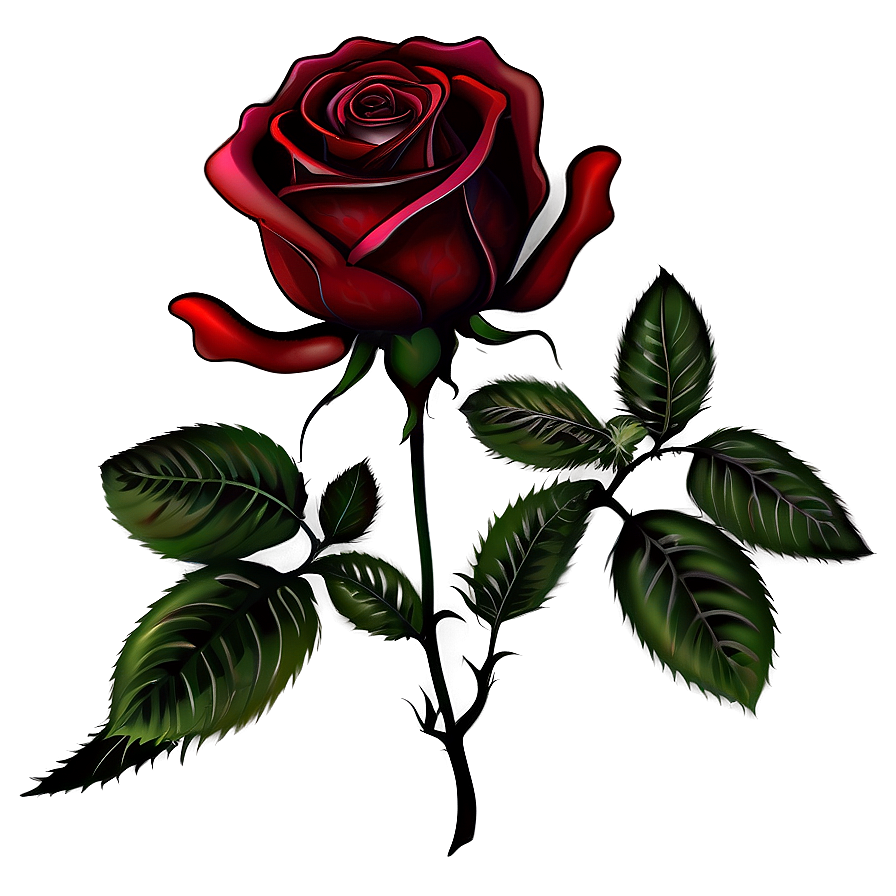 Rose Silhouette Png 5