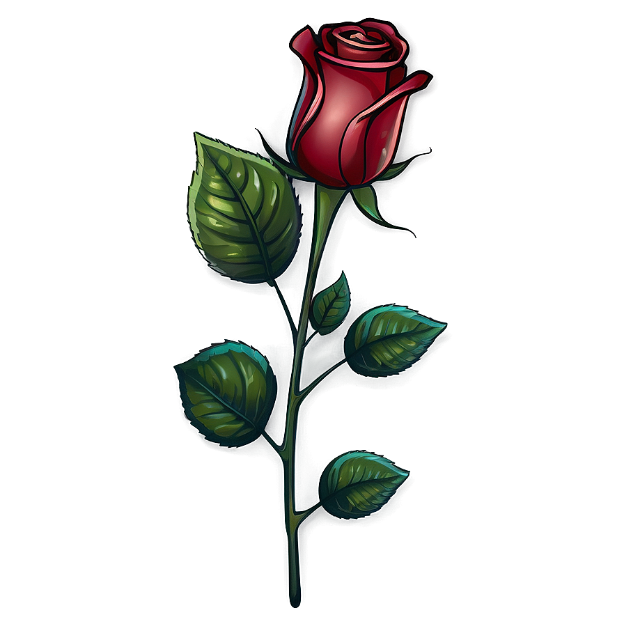 Rose Stem Png 06132024