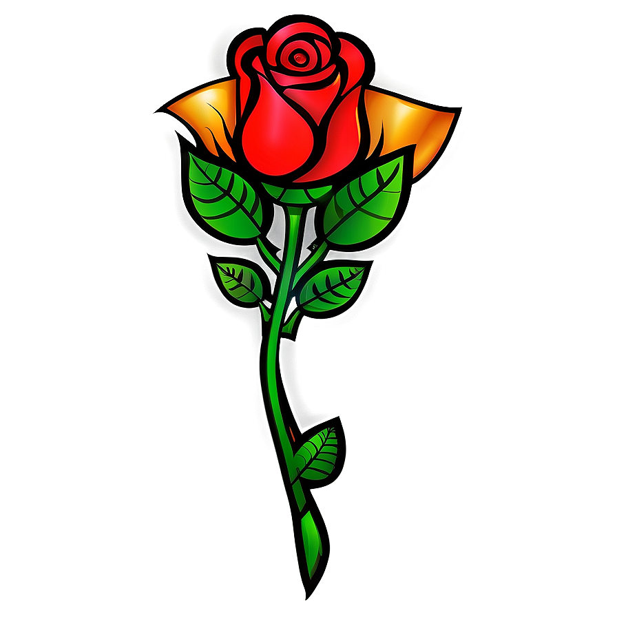 Rose Tattoo Clipart Png Skg61