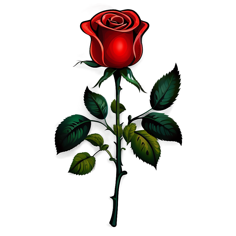 Rose Vector Decal Png 16