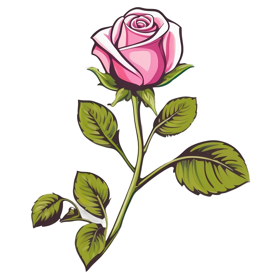 Rose Vector Decal Png Rni51